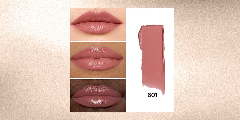 Woman enhancing her lip shape